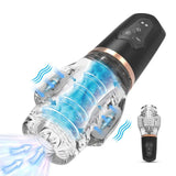 Black Automatic Male Masturbator Stroker Vibrator Men Sex Toys - Seductiva