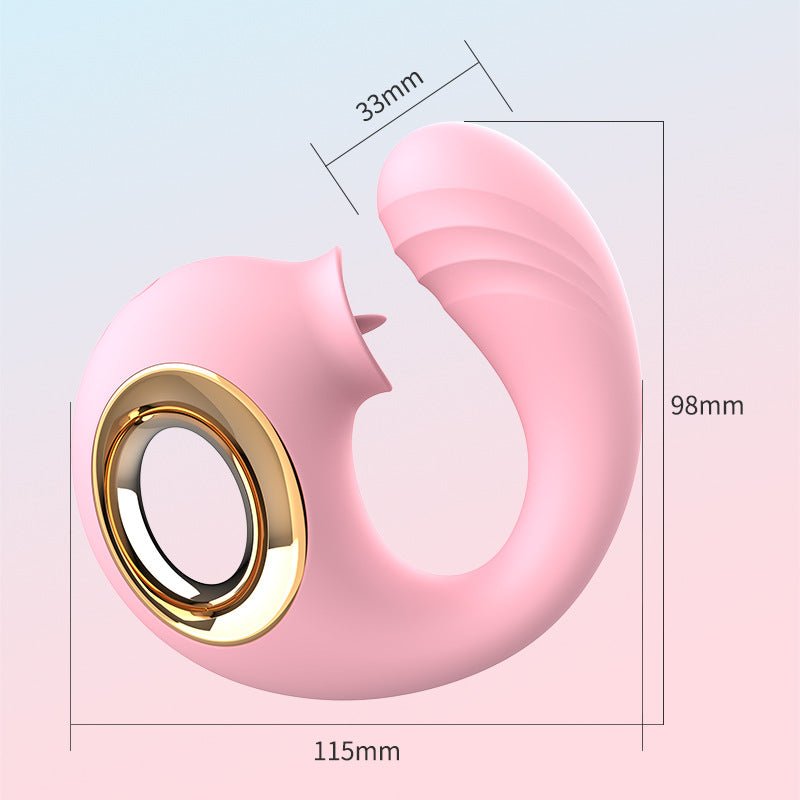 2 in 1 Clitoris G-spot Vibrator Nipple  stimulator