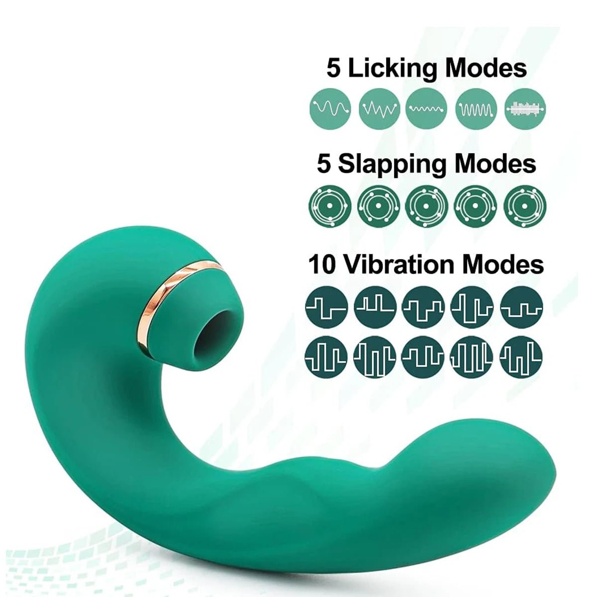 3 in 1 Clitoral Suction Licking 10 Vibration - Seductiva