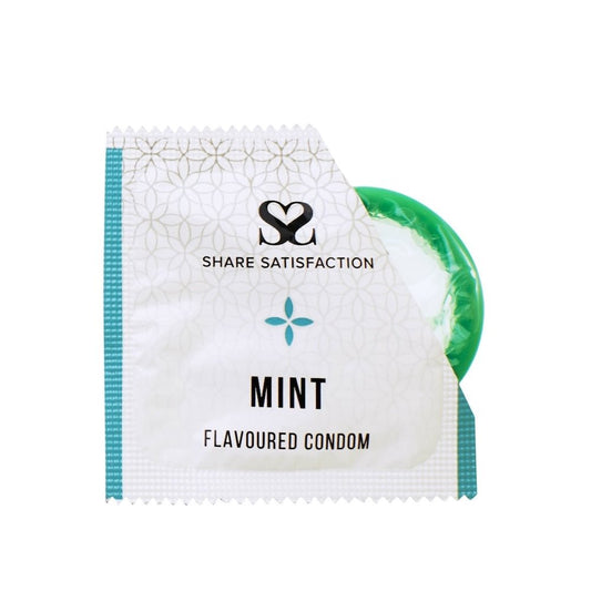 Share Satisfaction Mint Flavoured Condom