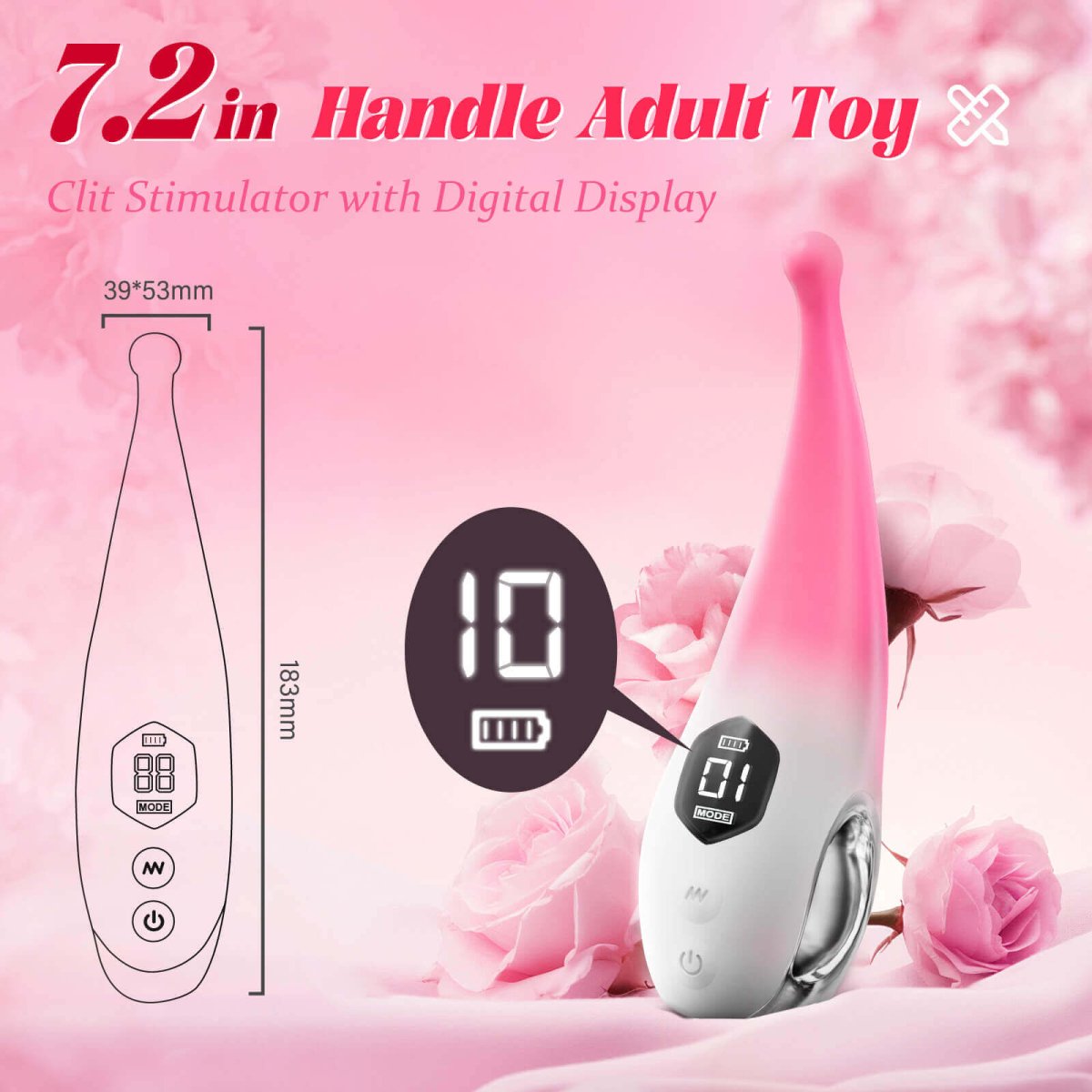 Female Personal Clitoral Massager Vibrator Wand Sex Toy - Seductiva