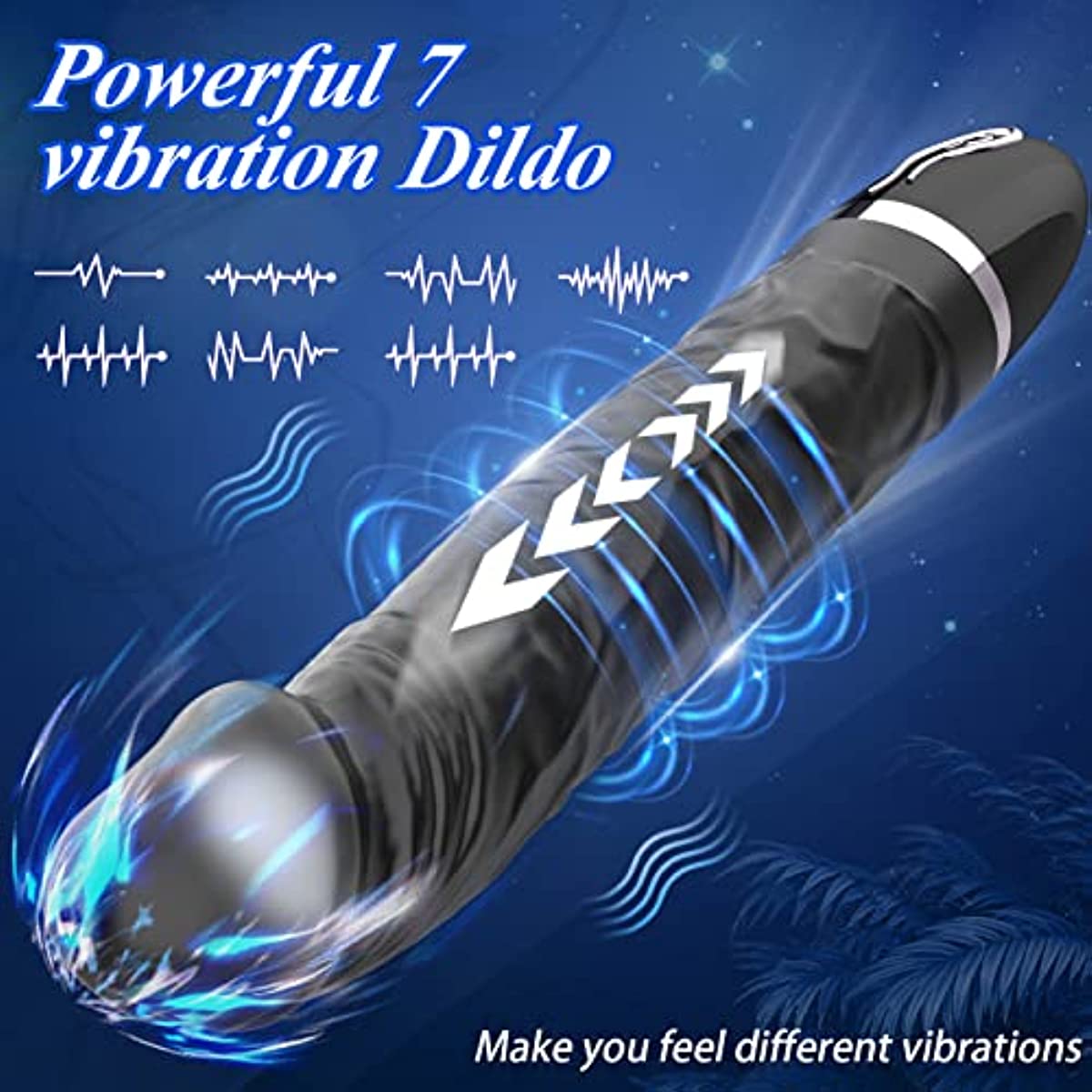 G Spot Vibrator Dildo with 7 Vibration Modes Realistic Dildos - Seductiva