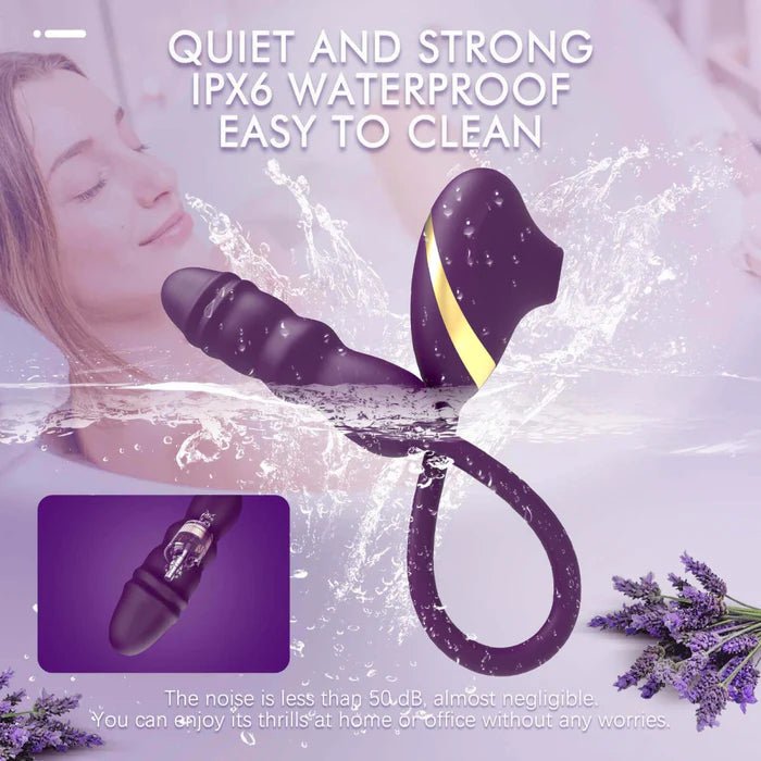 Intense Pleasure ALPHA Thrusting & Sucking G - Spot Vibrator Plug - Seductiva