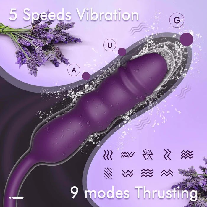 Intense Pleasure ALPHA Thrusting & Sucking G - Spot Vibrator Plug - Seductiva