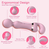 Powerful 2 in 1 AV Vibrator Sex Toys Dildo - Seductiva