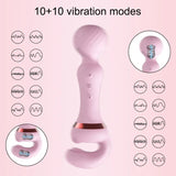 Powerful 2 in 1 AV Vibrator Sex Toys Dildo - Seductiva