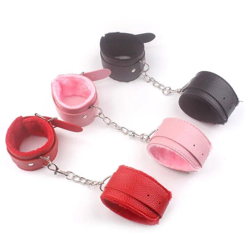 PU Leather Plush Erotic Toys For Adults BDSM - Seductiva