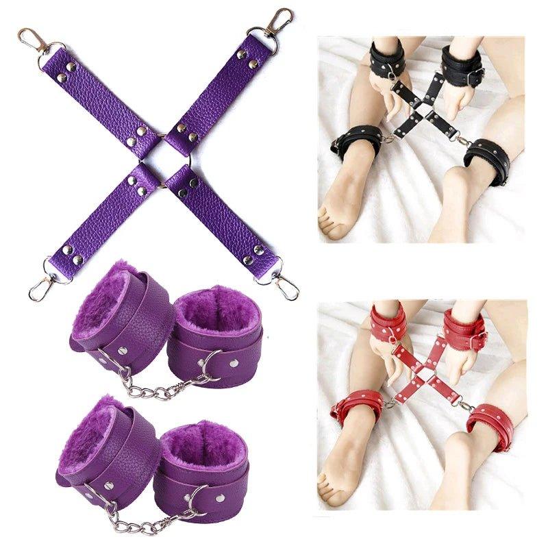 PU Leather Plush Erotic Toys For Adults BDSM - Seductiva