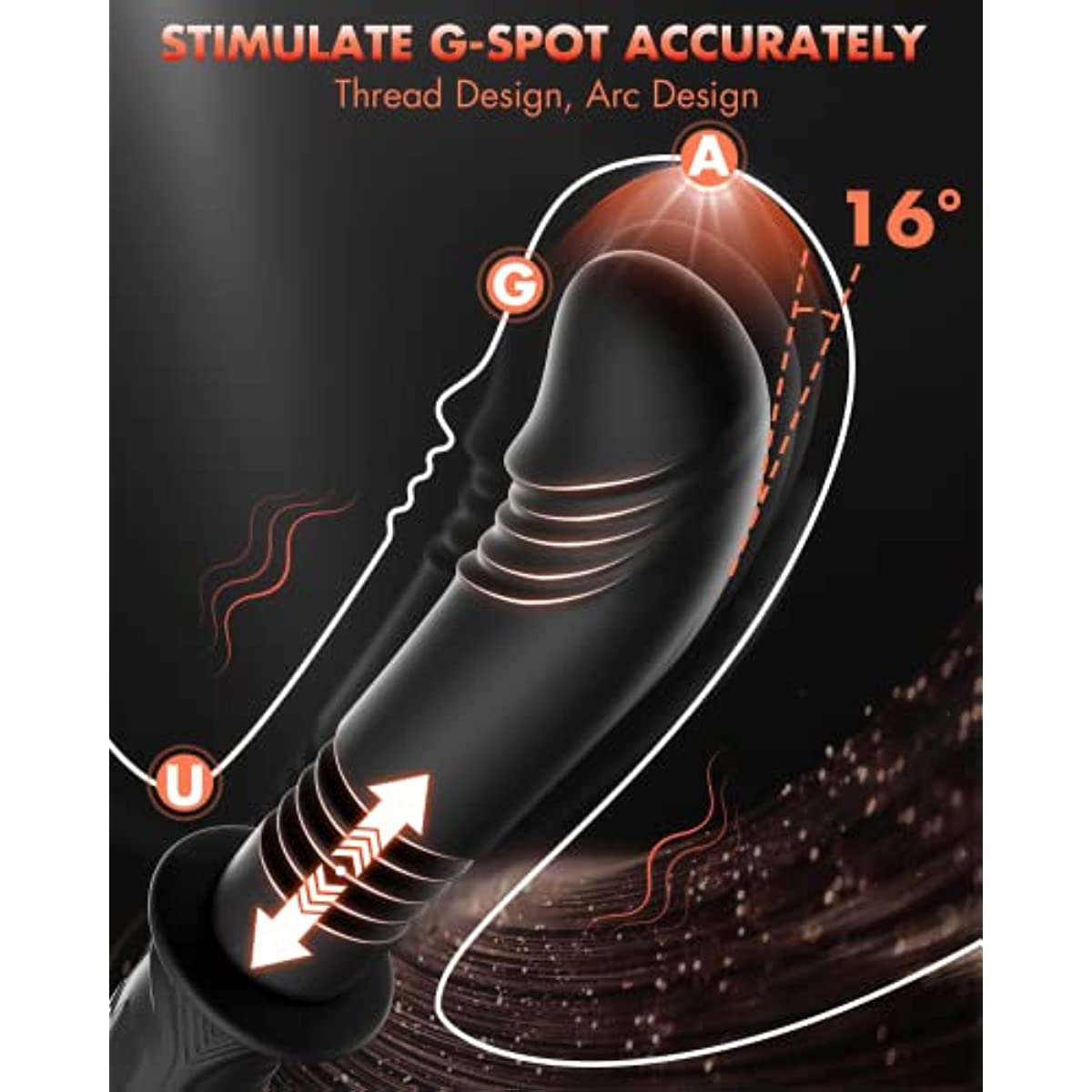 Soft Silicone Vibrators with 10 Powerful Vibration & 3 Trusting Modes - Seductiva