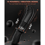 Soft Silicone Vibrators with 10 Powerful Vibration & 3 Trusting Modes - Seductiva