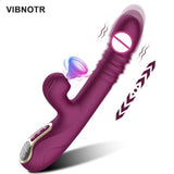 Thrusting Pushing Vibrator Sex Toy - Seductiva