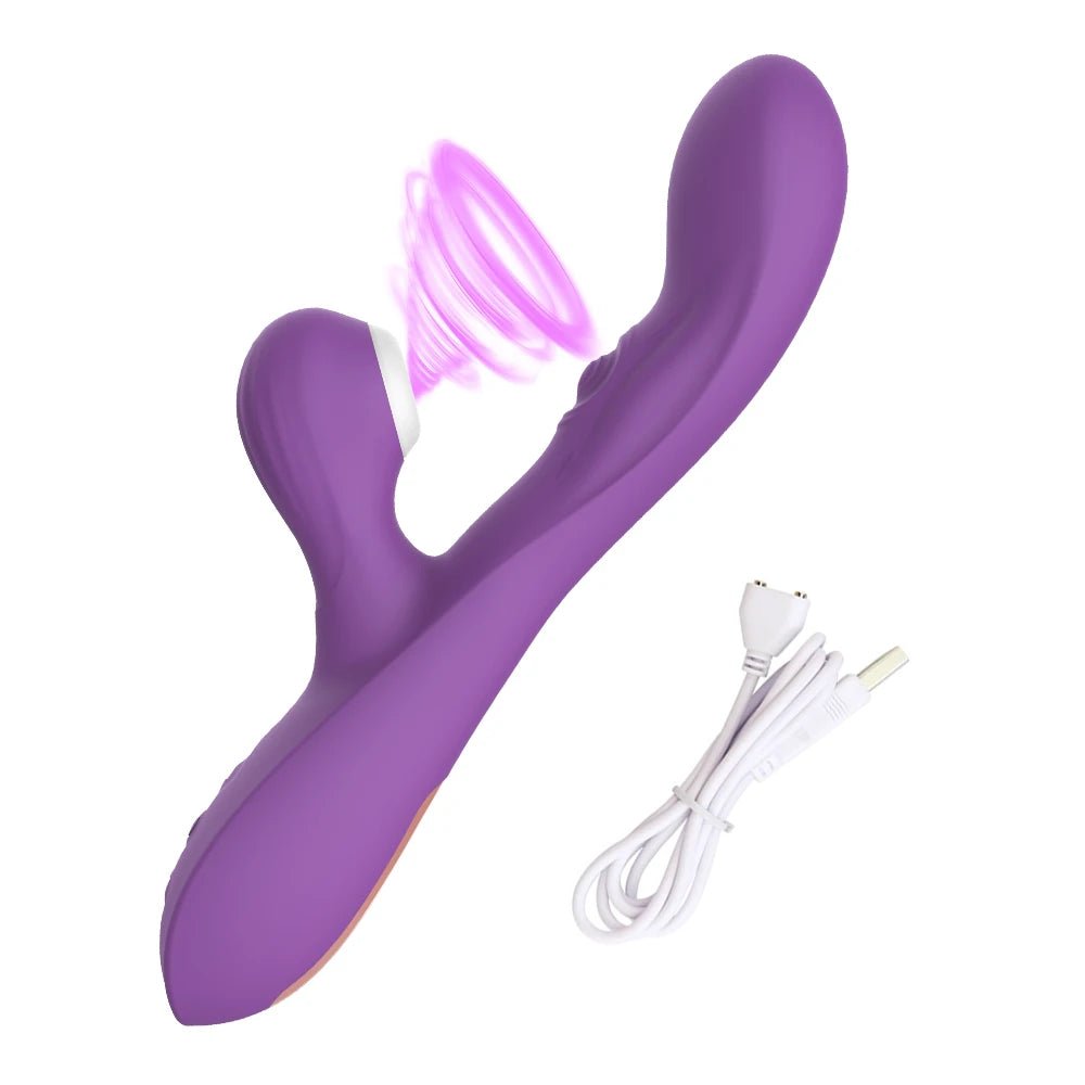 Vagina G - Spot Nipple Clitoris Stimulator Sucking Dildo Vibrator - Seductiva