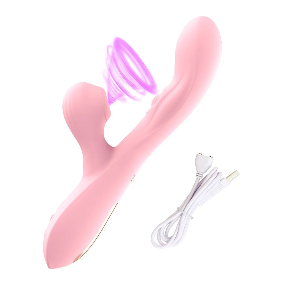 Vagina G - Spot Nipple Clitoris Stimulator Sucking Dildo Vibrator - Seductiva